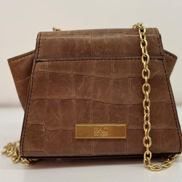 ZAC POSEN Embossed Leather Bag - Picture 6 of 8